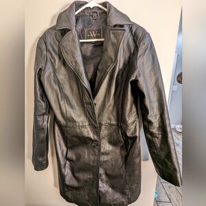 New York Genuine Leather Long Coat